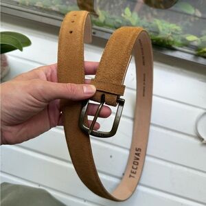 Tecovas Tan Suede Belt Men’s 36